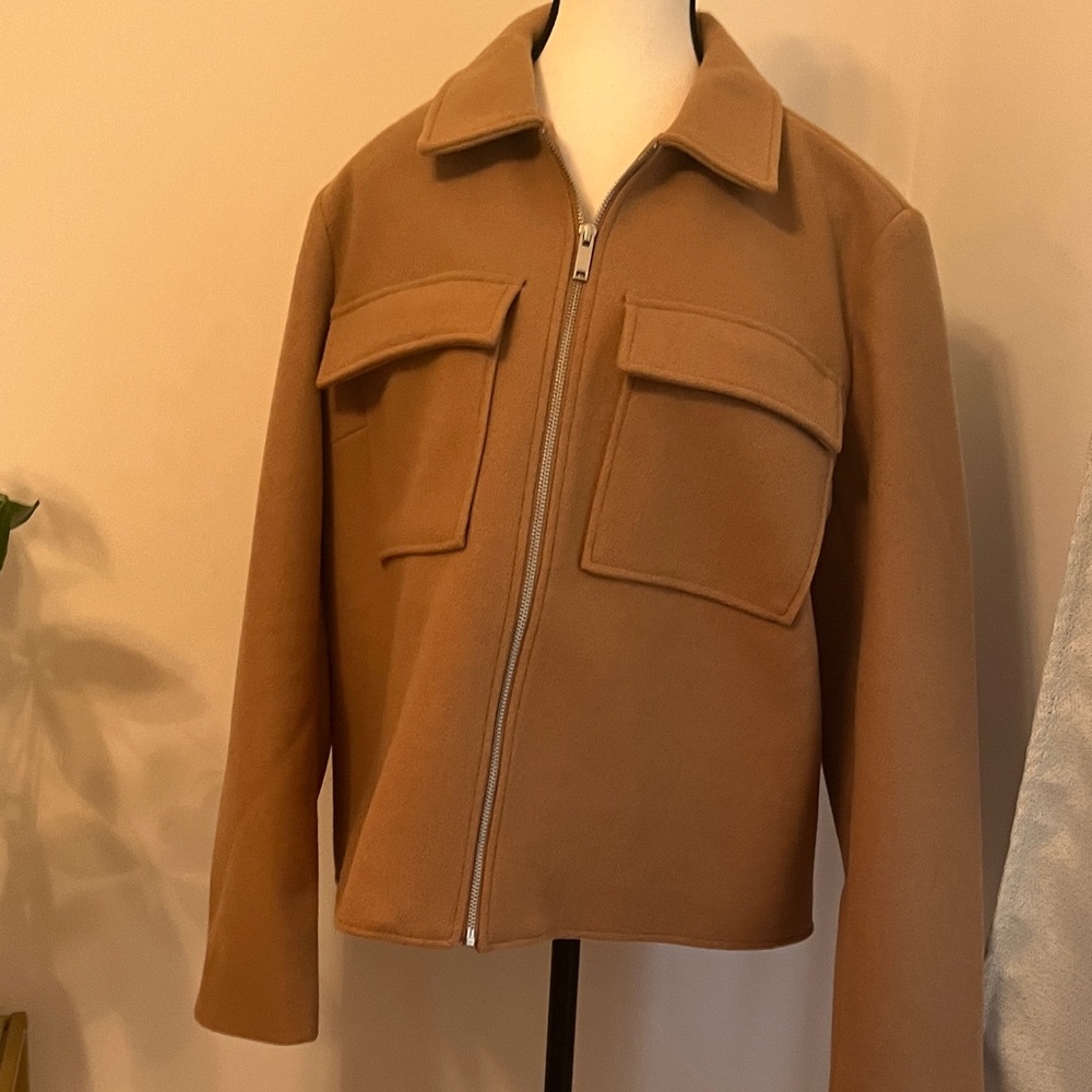 Nine West Women’s Camel Shirt Jacket